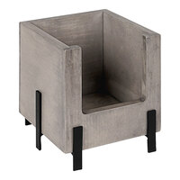 Cal-Mil Aspen 6" x 6" x 7" Gray Pine Stacking Box 22407-6-110